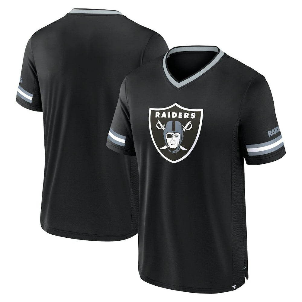 Las Vegas Raiders Stripe Stacking T-Shirt - Black - Fanatics