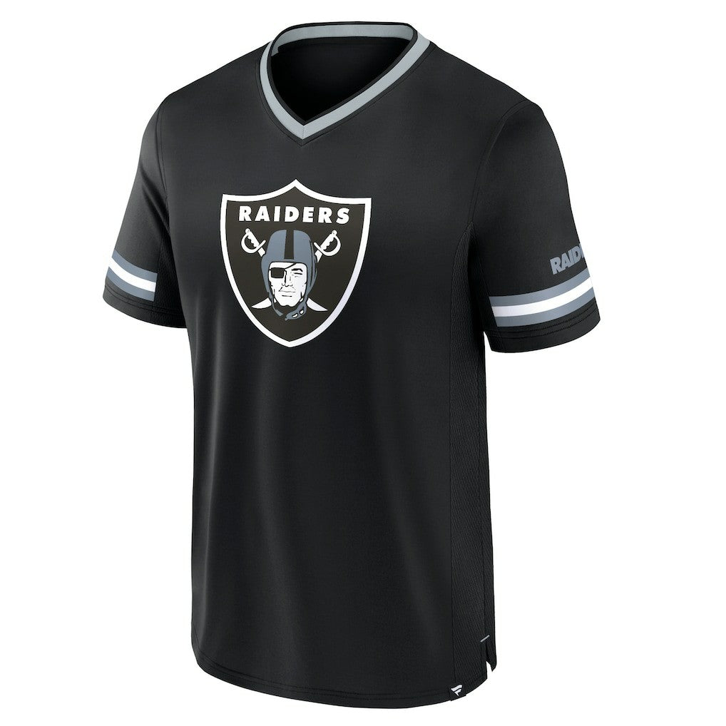 Las Vegas Raiders Stripe Stacking T-Shirt - Black - Fanatics