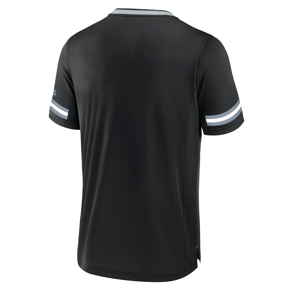 Las Vegas Raiders Stripe Stacking T-Shirt - Black - Fanatics