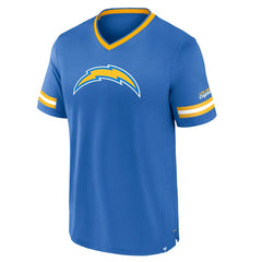 Los Angeles Chargers Stripe Stacking T-Shirt - Powder Blue - Fanatics
