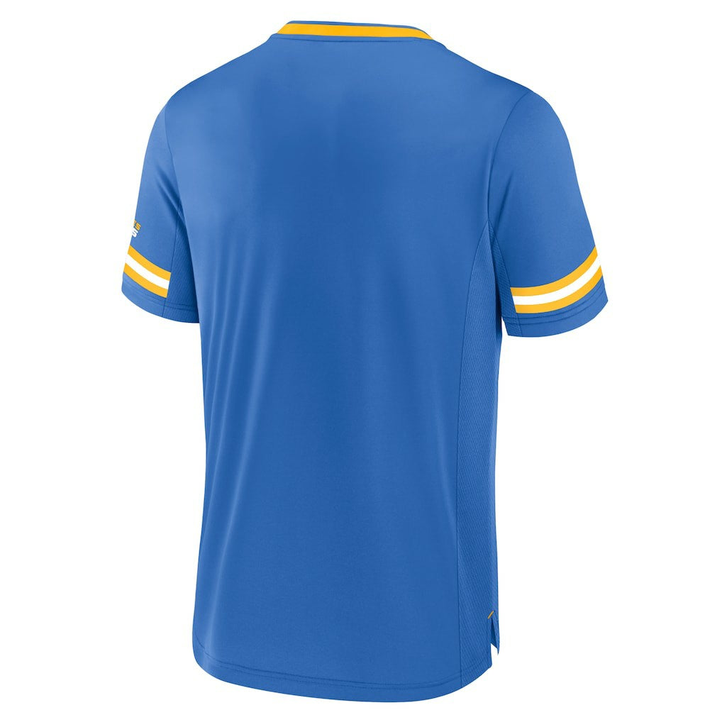 Los Angeles Chargers Stripe Stacking T-Shirt - Powder Blue - Fanatics