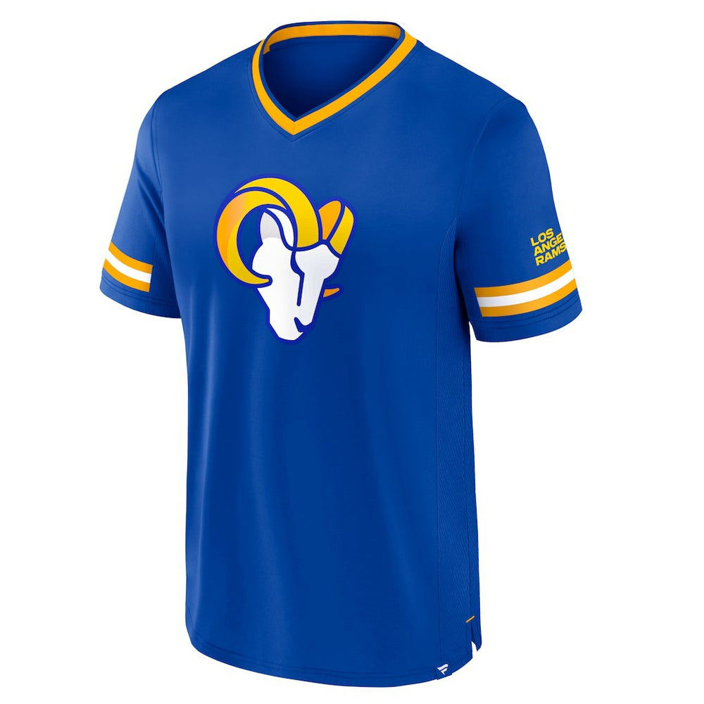 Los Angeles Rams Stripe Stacking T-Shirt - Royal - Fanatics