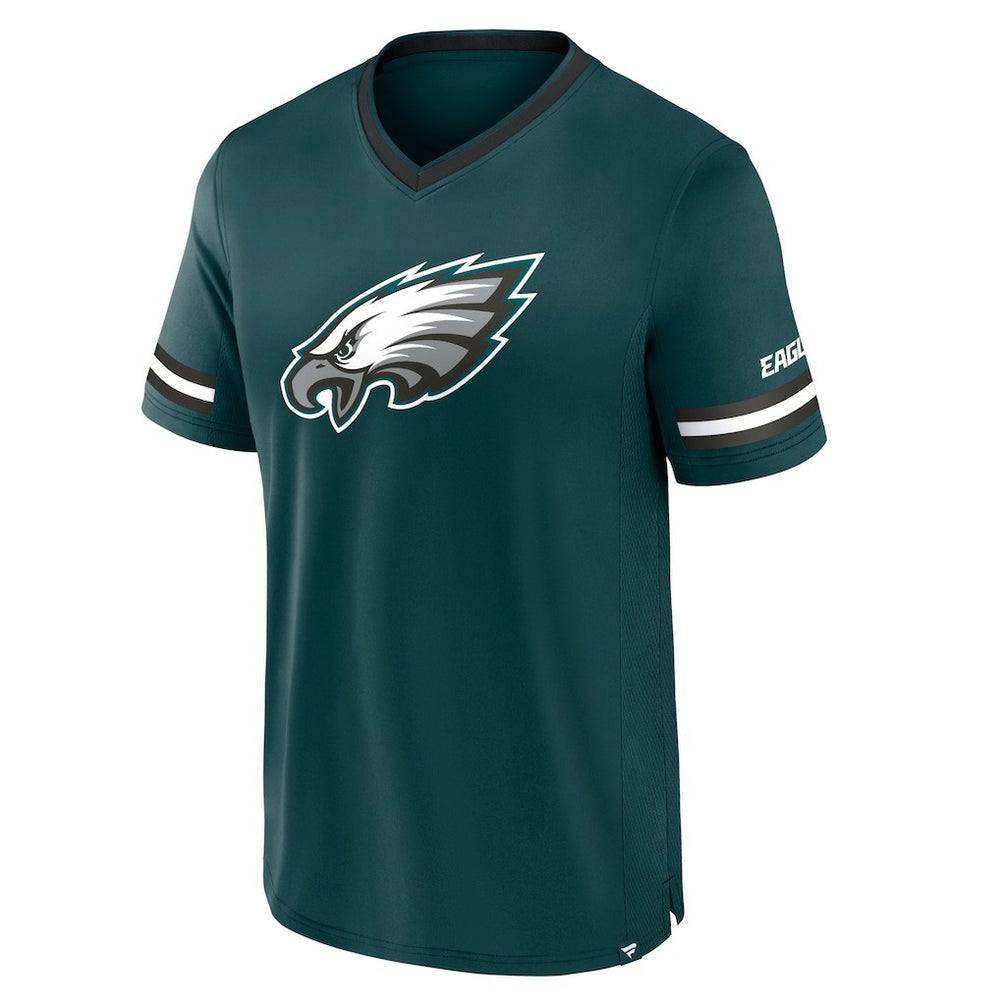 Philadelphia Eagles Stripe Stacking T-Shirt - Midnight Green - Fanatics