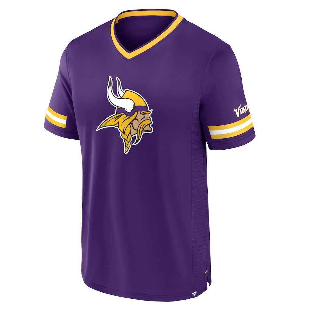 Minnesota Vikings Stripe Stacking T-Shirt - Purple - Fanatics