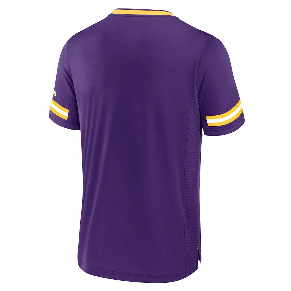 Minnesota Vikings Stripe Stacking T-Shirt - Purple - Fanatics