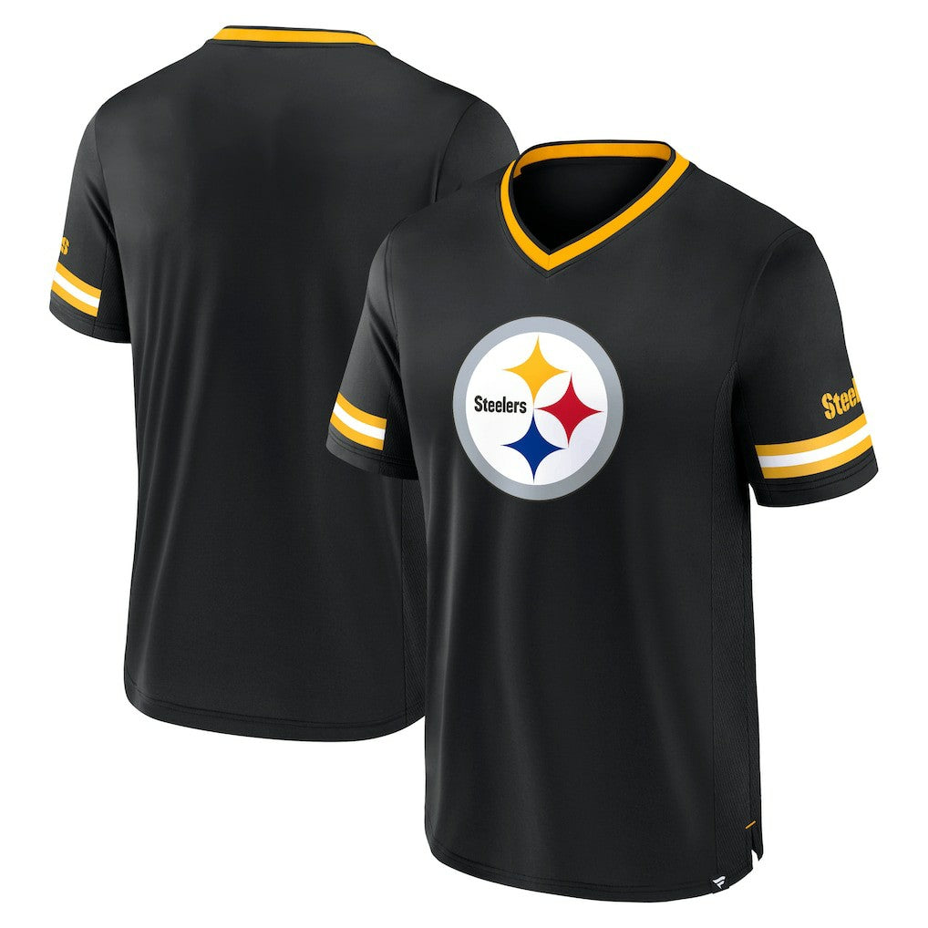 Pittsburgh Steelers Stripe Stacking T-Shirt - Black - Fanatics