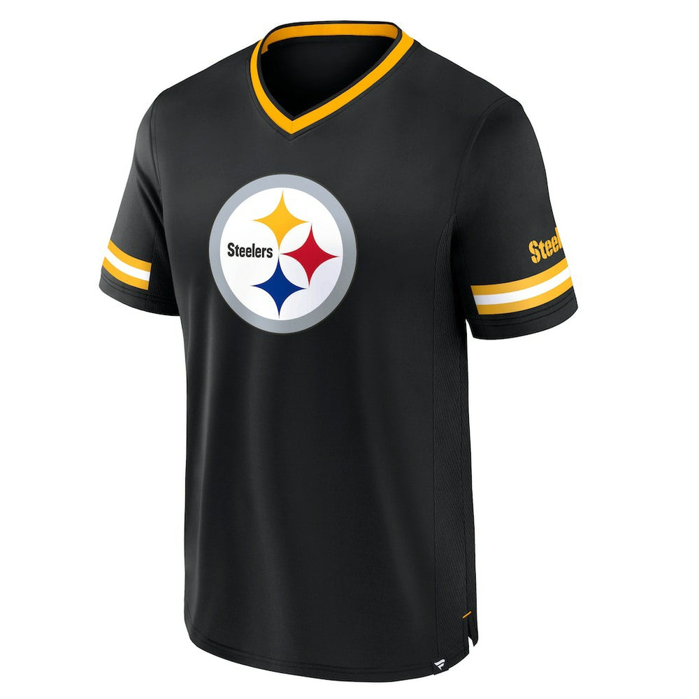 Pittsburgh Steelers Stripe Stacking T-Shirt - Black - Fanatics
