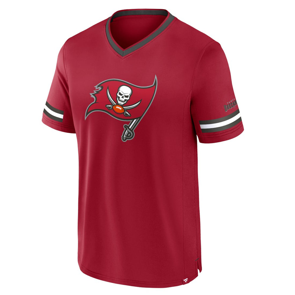 Tampa Bay Buccaneers Stripe Stacking T-Shirt - Red - Fanatics