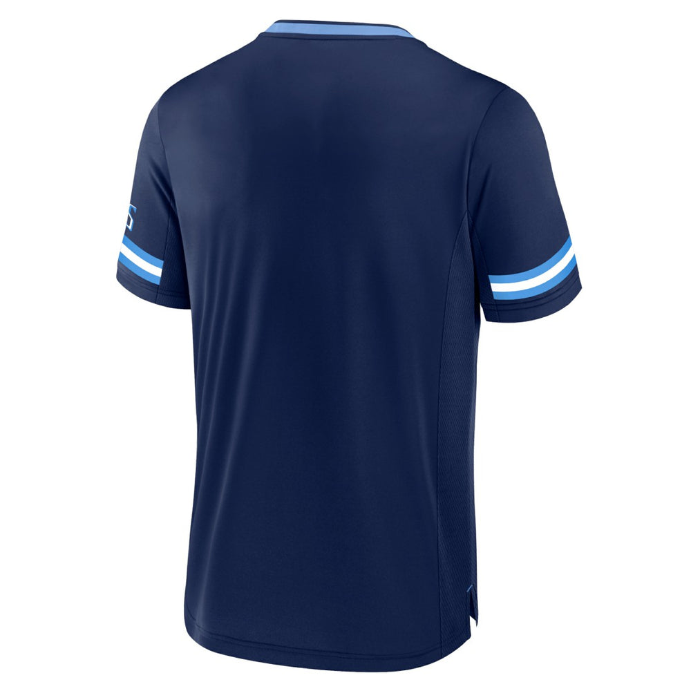 Tennessee Titans Stripe Stacking T-Shirt - Navy - Fanatics