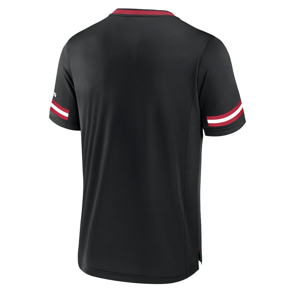 Atlanta Falcons Stripe Stacking T-Shirt - Black - Fanatics