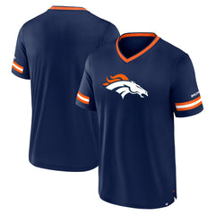 Denver Broncos Stripe Stacking T-Shirt - Navy - Fanatics