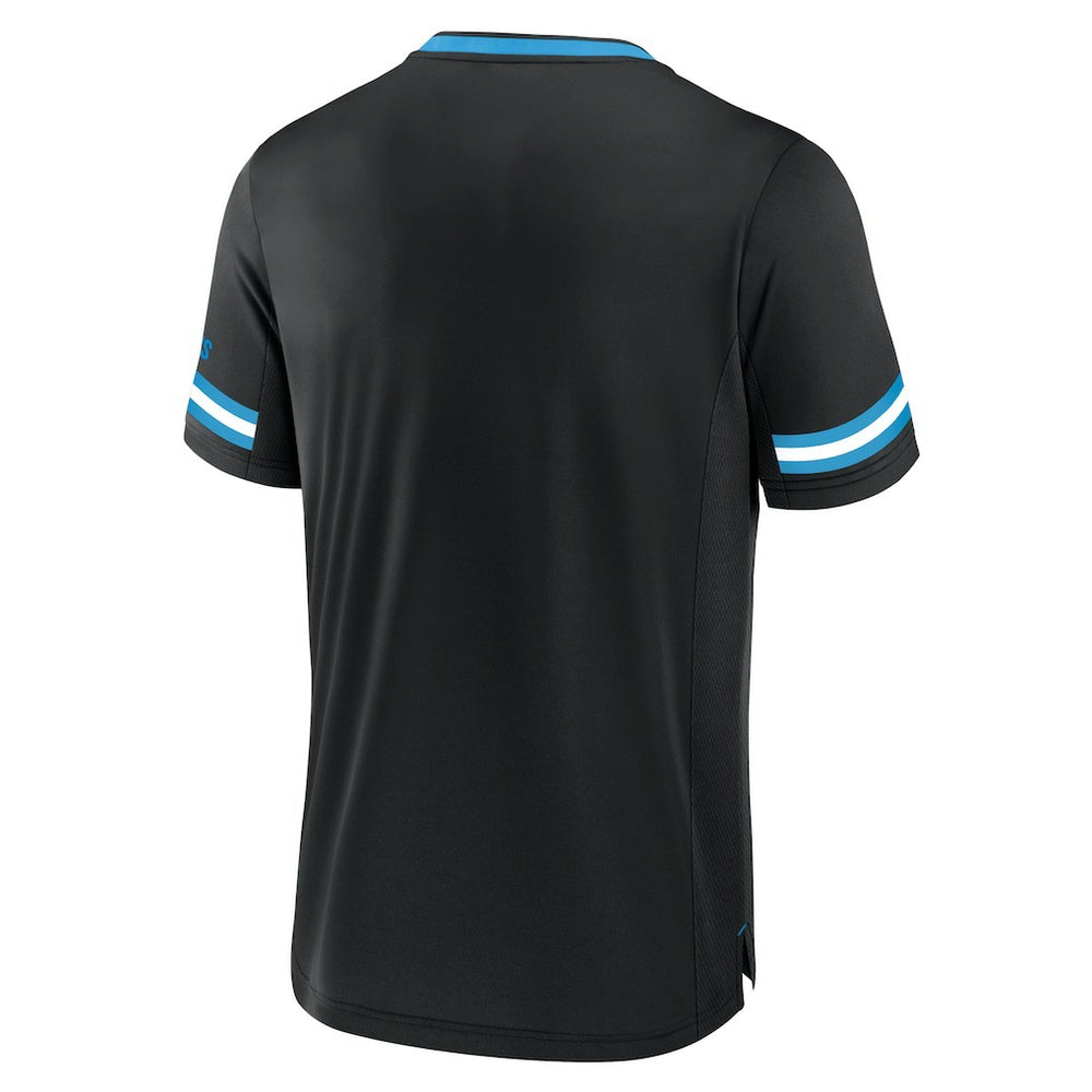 Carolina Panthers Stripe Stacking T-Shirt - Black - Fanatics