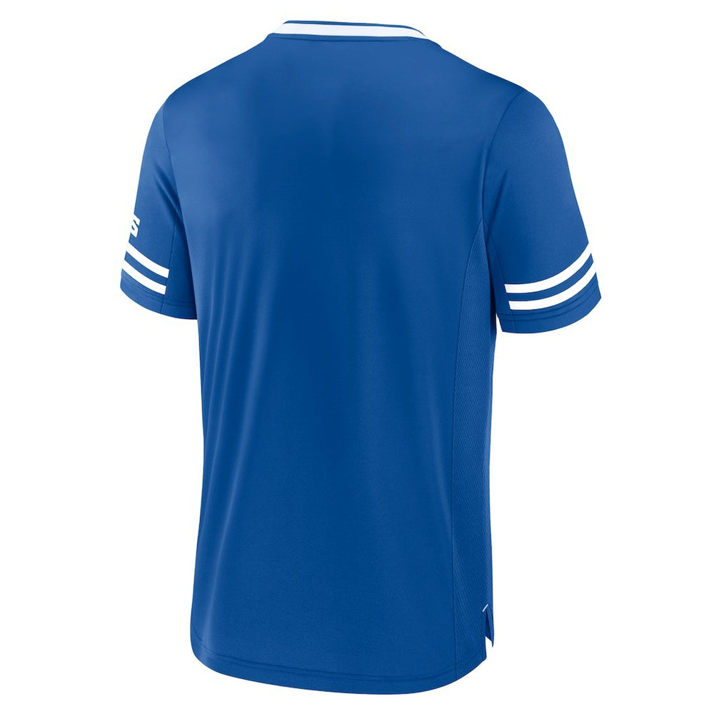 Indianapolis Colts Stripe Stacking T-Shirt - Royal - Fanatics