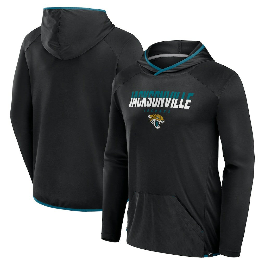 Jacksonville Jaguars Transitional Defender Hoodie Long Sleeve T-Shirt - Black - Fanatics
