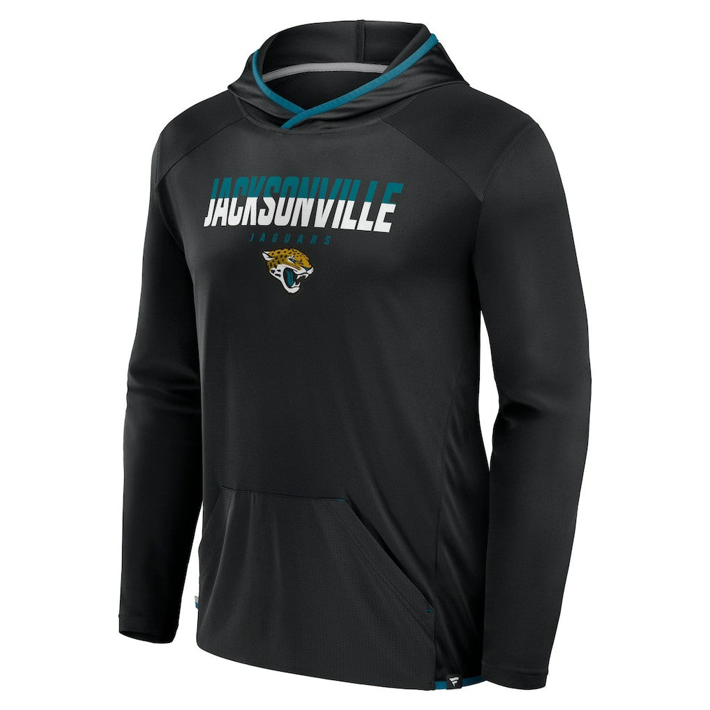 Jacksonville Jaguars Transitional Defender Hoodie Long Sleeve T-Shirt - Black - Fanatics
