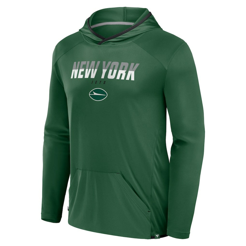 New York Jets Transitional Defender Hoodie Long Sleeve T-Shirt - Green - Fanatics