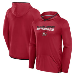 San Francisco 49ers Transitional Defender Hoodie Long Sleeve T-Shirt - Scarlet - Fanatics