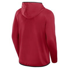San Francisco 49ers Transitional Defender Hoodie Long Sleeve T-Shirt - Scarlet - Fanatics