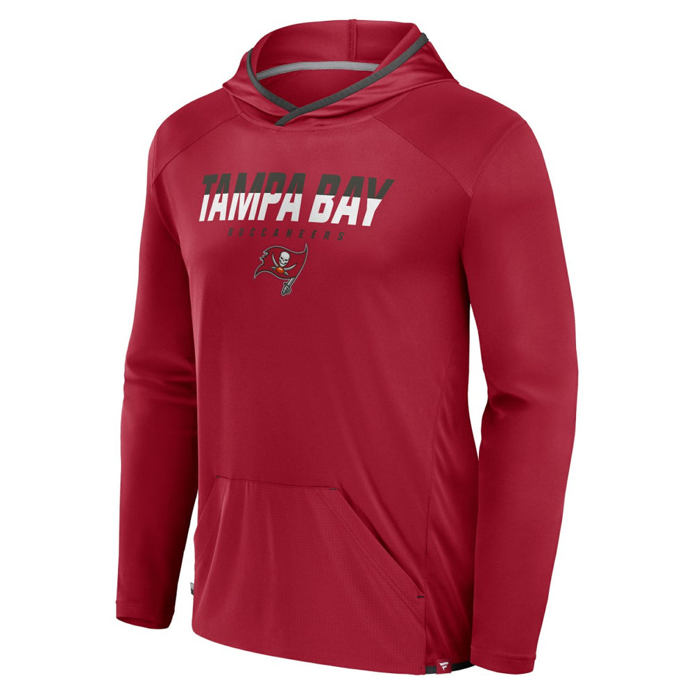 Tampa Bay Buccaneers Transitional Defender Hoodie Long Sleeve T-Shirt - Red - Fanatics