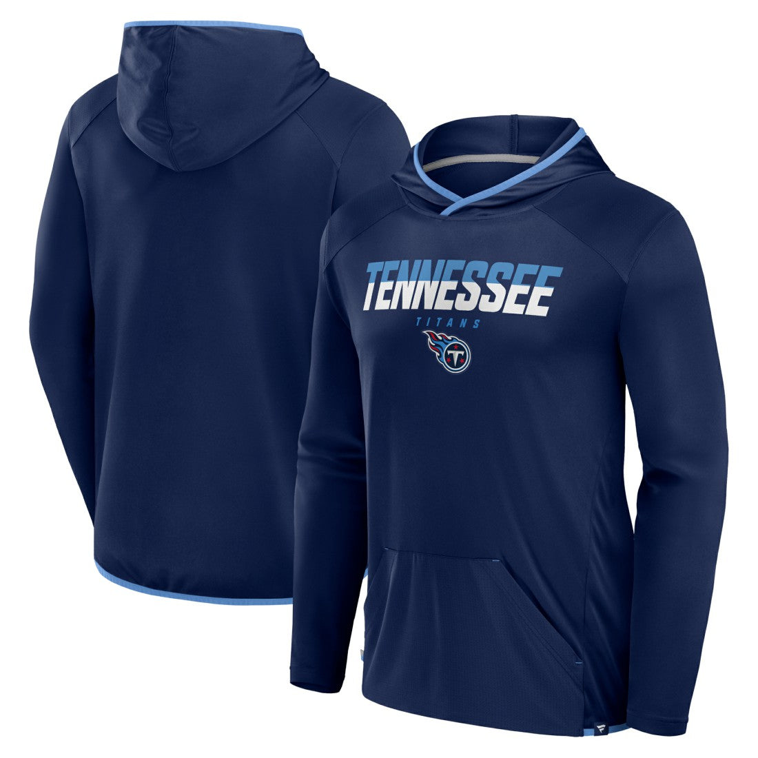 Tennessee Titans Transitional Defender Hoodie Long Sleeve T-Shirt - Navy - Fanatics
