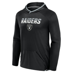 Las Vegas Raiders Transitional Defender Hoodie Long Sleeve T-Shirt - Black - Fanatics