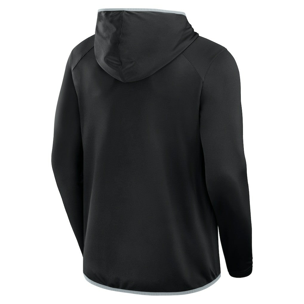Las Vegas Raiders Transitional Defender Hoodie Long Sleeve T-Shirt - Black - Fanatics