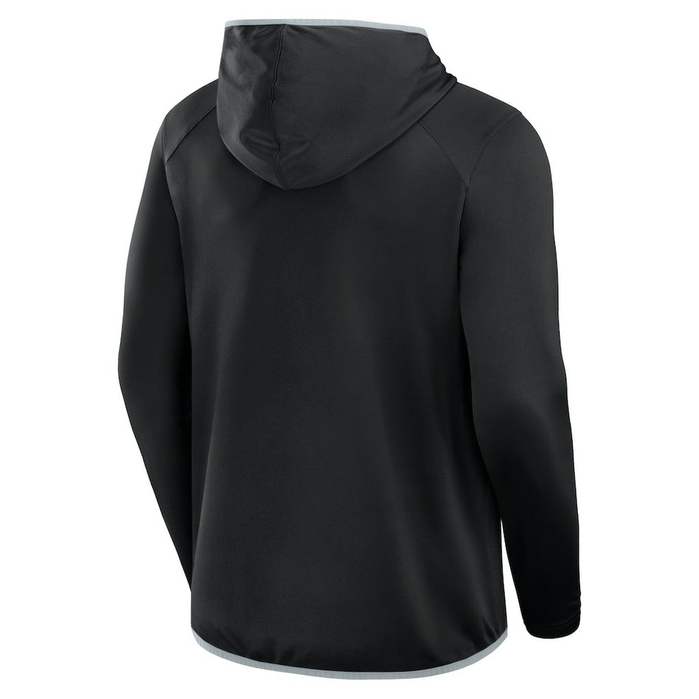 Las Vegas Raiders Transitional Defender Hoodie Long Sleeve T-Shirt - Black - Fanatics
