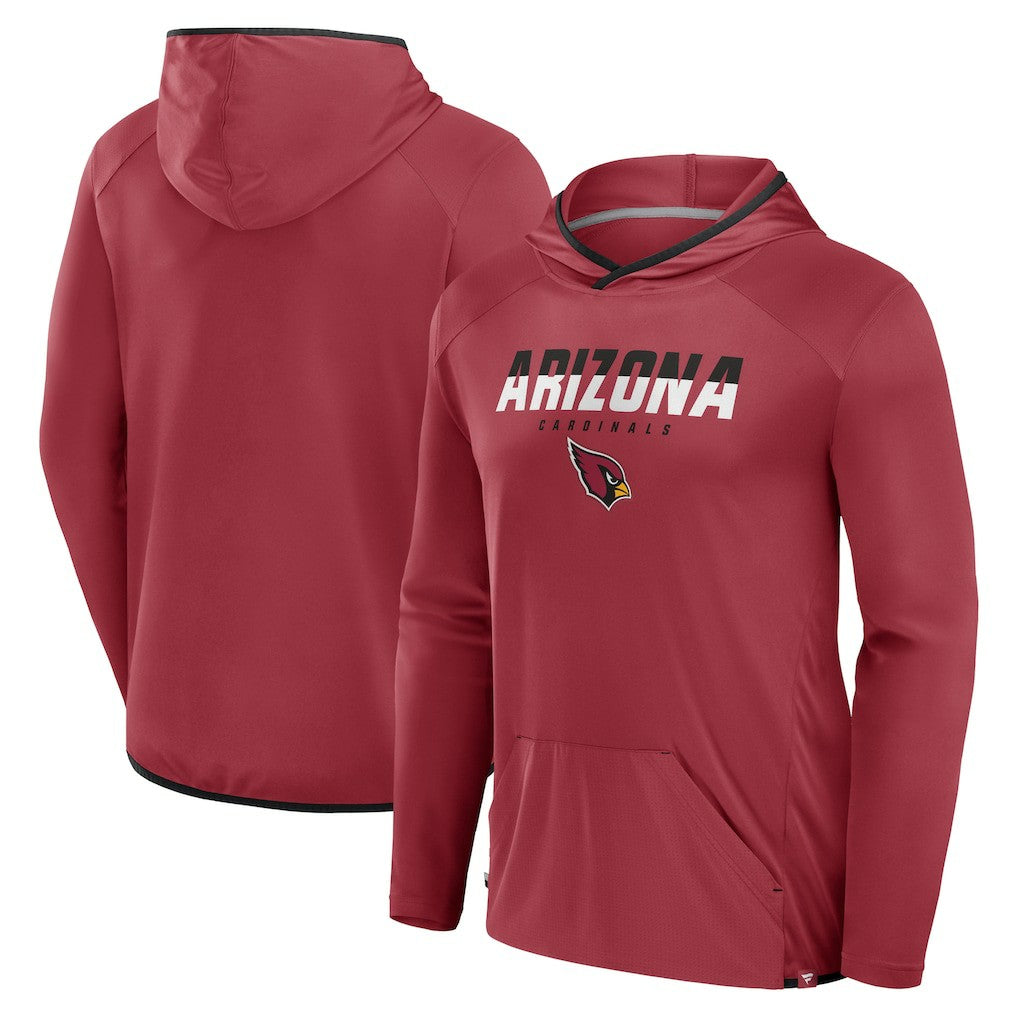 Arizona Cardinals Transitional Defender Hoodie Long Sleeve T-Shirt - Cardinal - Fanatics