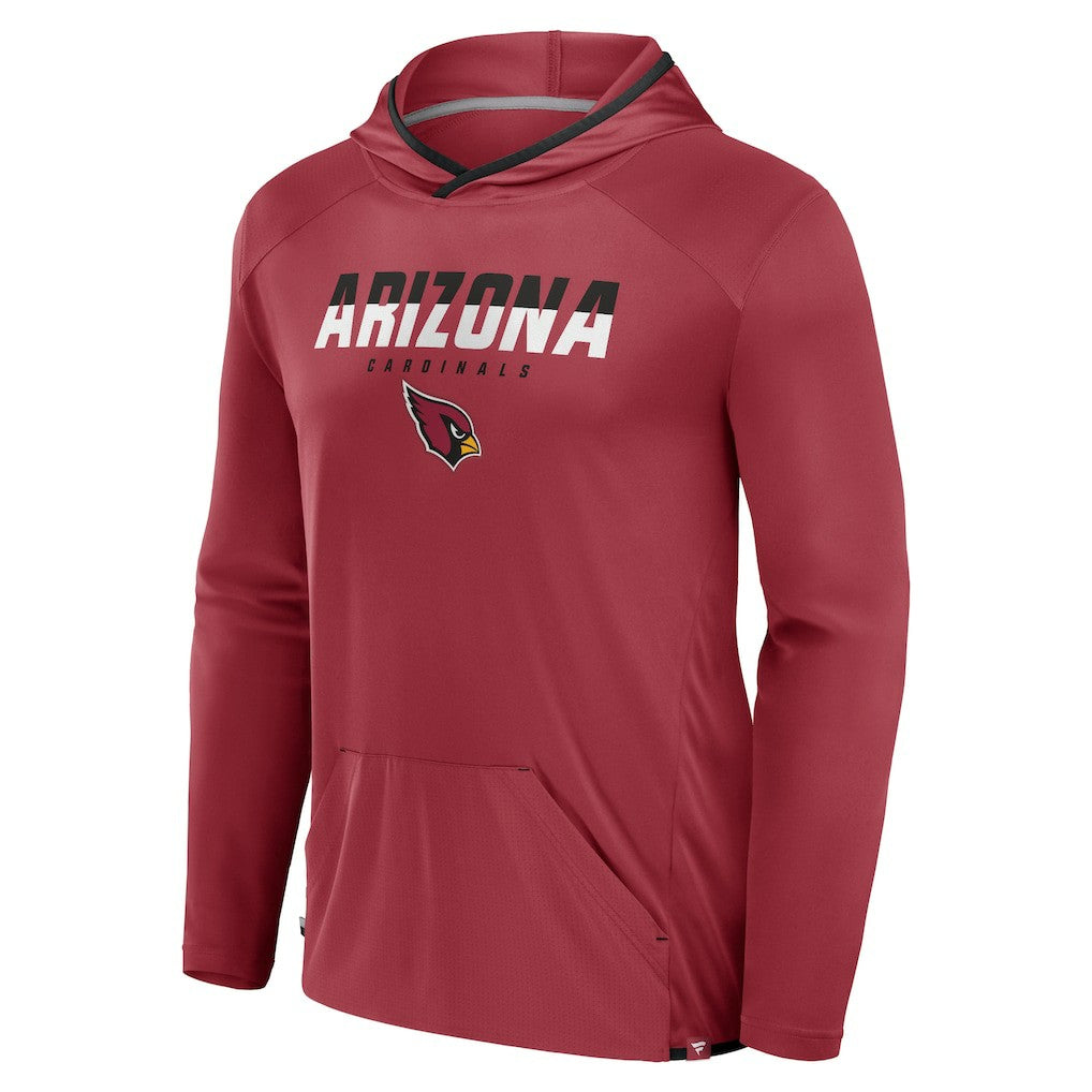 Arizona Cardinals Transitional Defender Hoodie Long Sleeve T-Shirt - Cardinal - Fanatics