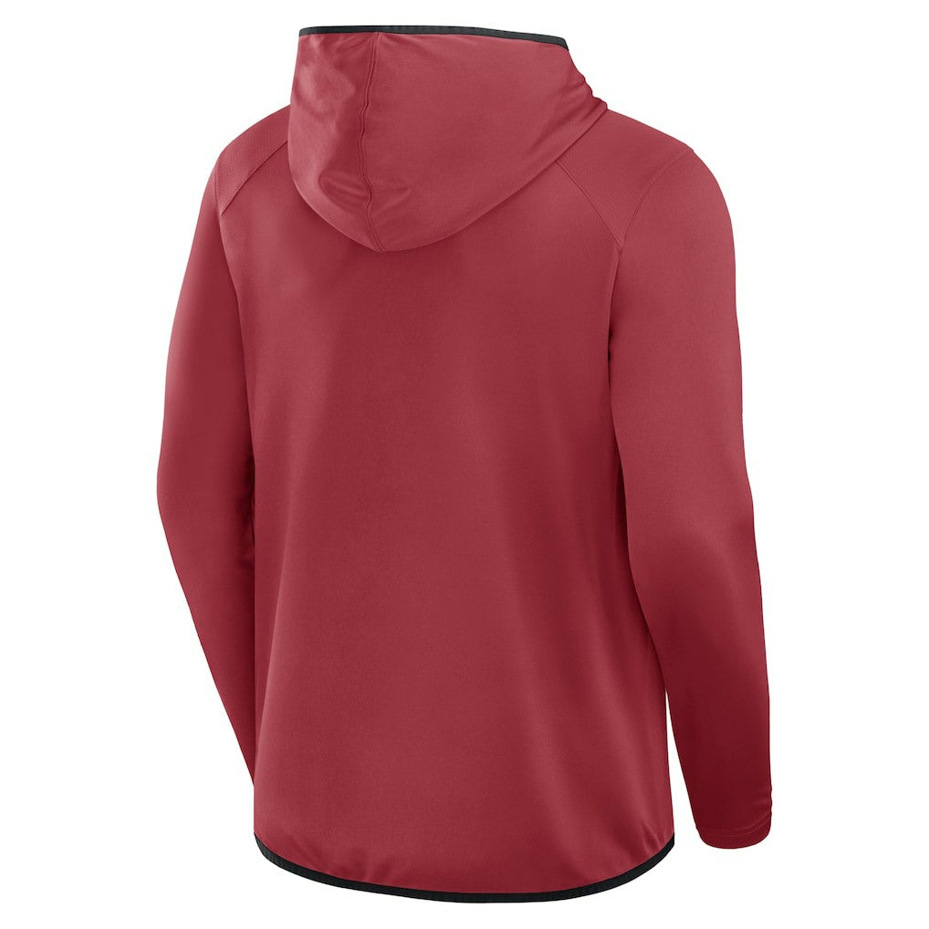 Arizona Cardinals Transitional Defender Hoodie Long Sleeve T-Shirt - Cardinal - Fanatics