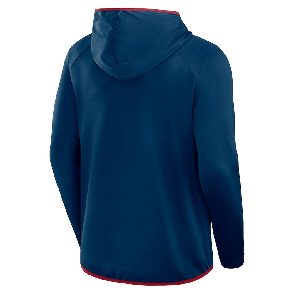 Houston Texans Transitional Defender Hoodie Long Sleeve T-Shirt - Navy - Fanatics
