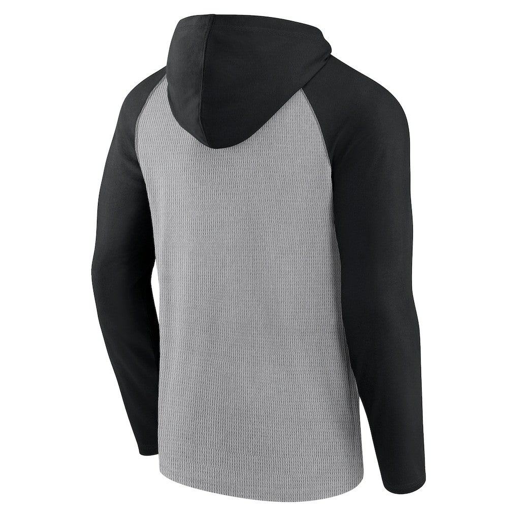 Jacksonville Jaguars Under Center Long Sleeve Hoodie T-Shirt - Gray/Black - Fanatics