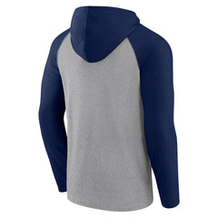 Tennessee Titans Under Center Long Sleeve Hoodie T-Shirt - Gray/Navy - Fanatics