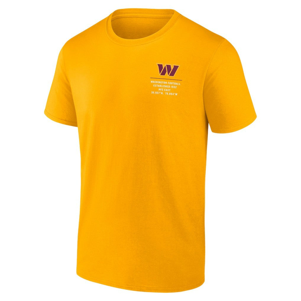 Washington Commanders Repeat Stats T-Shirt - Gold - Fanatics