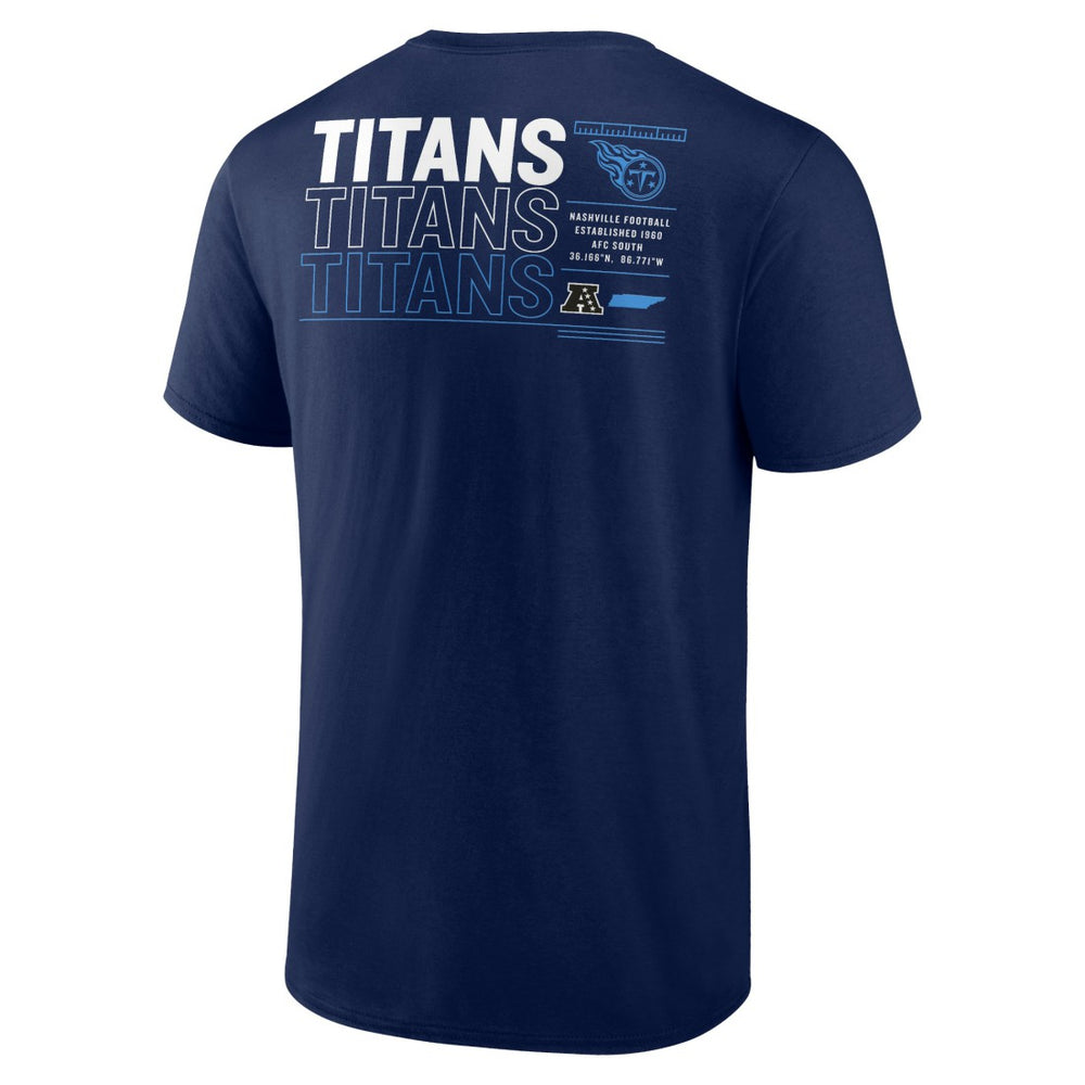 Tennessee Titans Repeat Stats T-Shirt - Navy - Fanatics