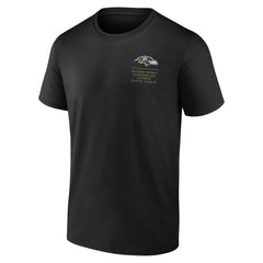 Baltimore Ravens Repeat Stats T-Shirt - Black - Fanatics