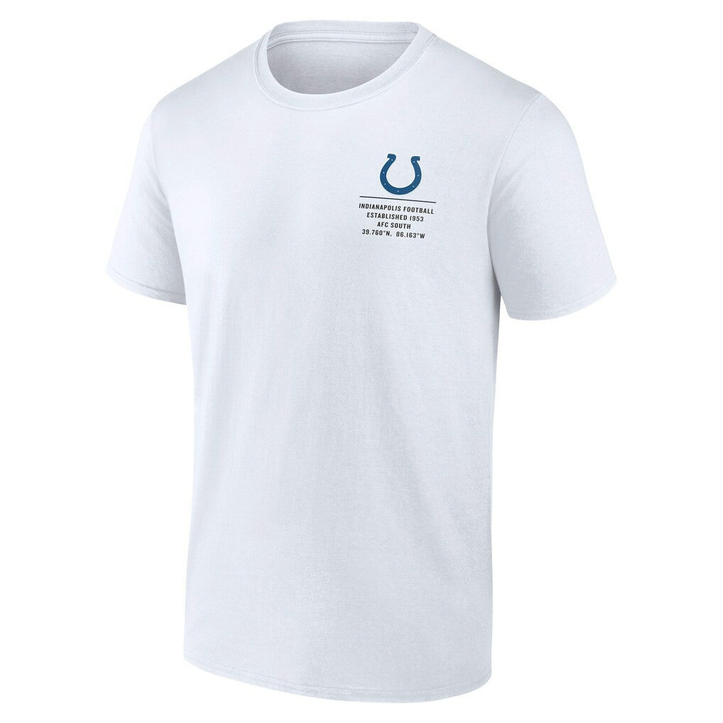 Indianapolis Colts Repeat Stats T-Shirt - White - Fanatics