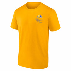 Los Angeles Rams Repeat Stats T-Shirt - Gold - Fanatics