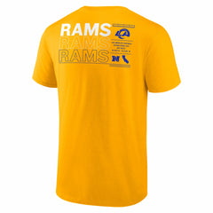 Los Angeles Rams Repeat Stats T-Shirt - Gold - Fanatics