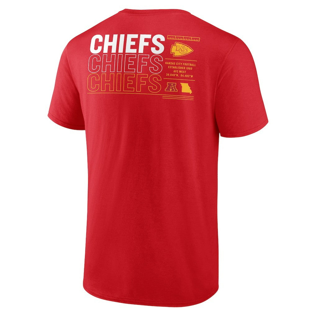 Kansas City Chiefs Repeat Stats T-Shirt - Red - Fanatics