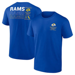 Los Angeles Rams Repeat Stats T-Shirt - Royal - Fanatics