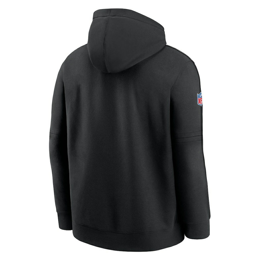 Las Vegas Raiders 2024 NFL Crucial Catch Club Pullover Hoodie - Black - Nike