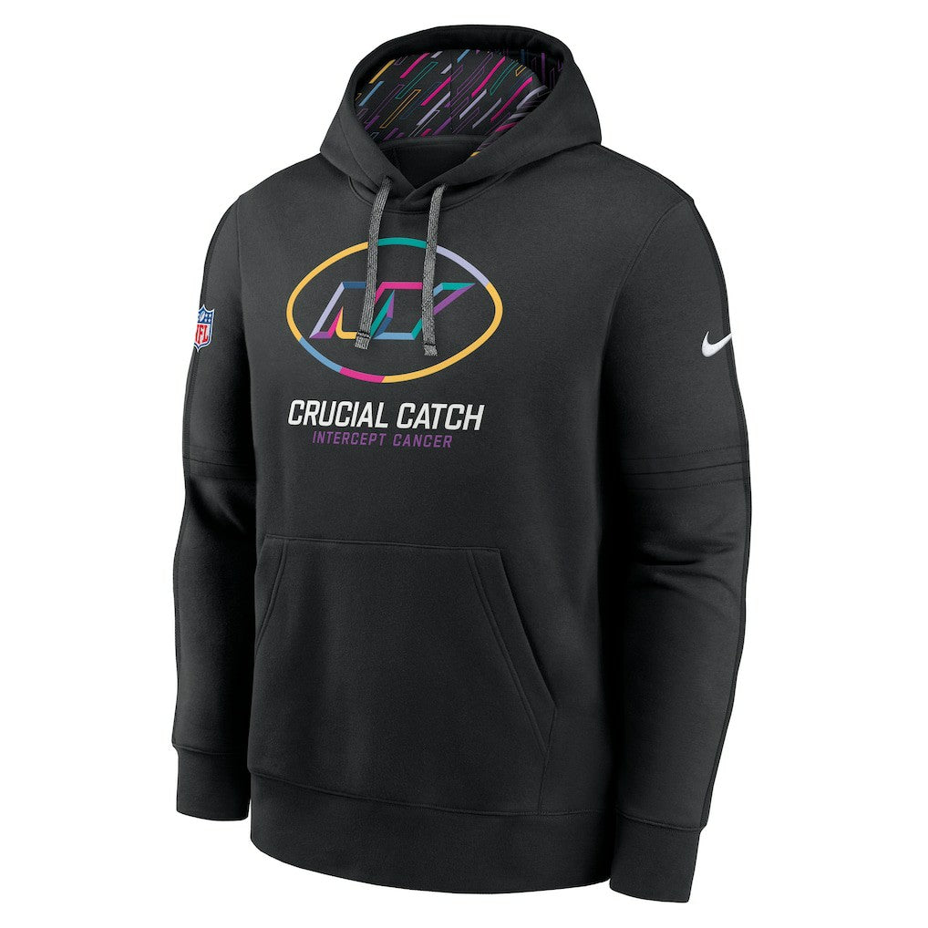 New York Jets 2024 NFL Crucial Catch Club Pullover Hoodie - Black - Nike