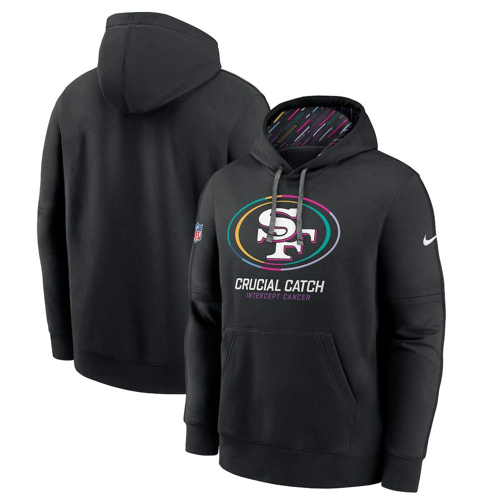 San Francisco 49ers 2024 NFL Crucial Catch Big & Tall Club Pullover Hoodie - Black - Nike