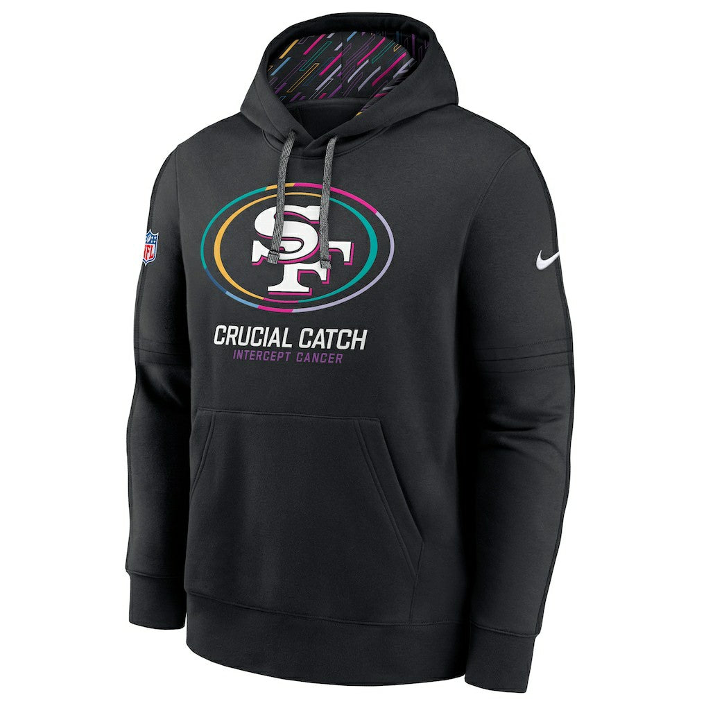 San Francisco 49ers 2024 NFL Crucial Catch Big & Tall Club Pullover Hoodie - Black - Nike