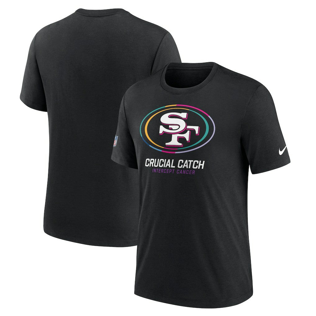 San Francisco 49ers 2024 NFL Crucial Catch Big & Tall T-Shirt - Black - Nike