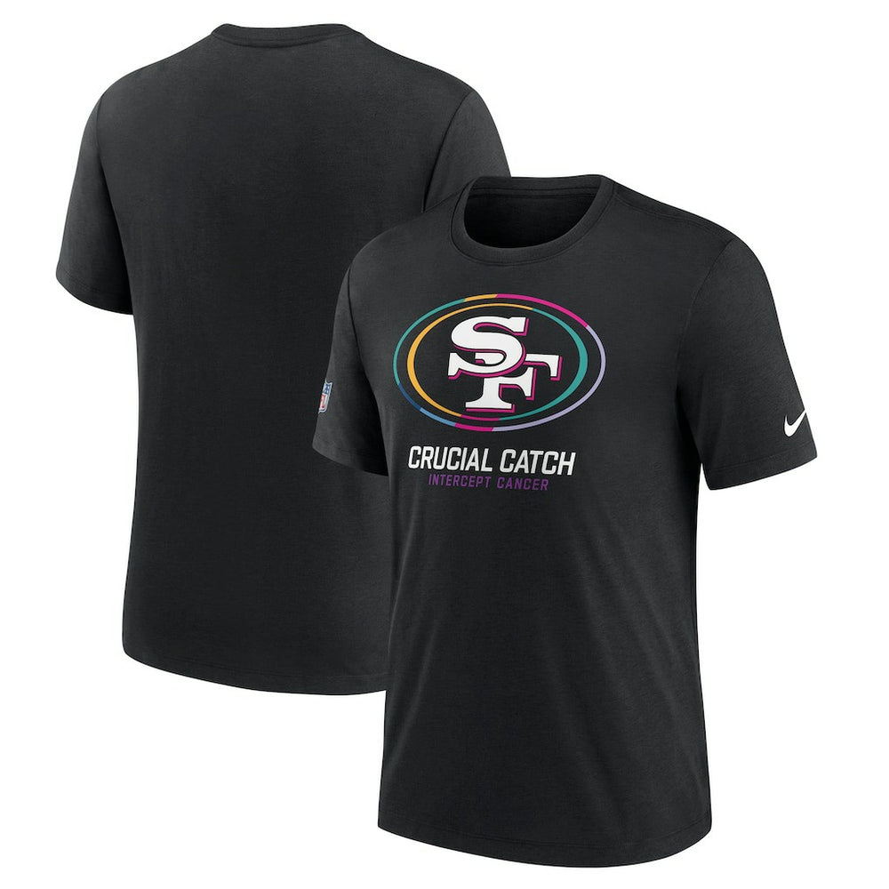 San Francisco 49ers 2024 NFL Crucial Catch Big & Tall T-Shirt - Black - Nike