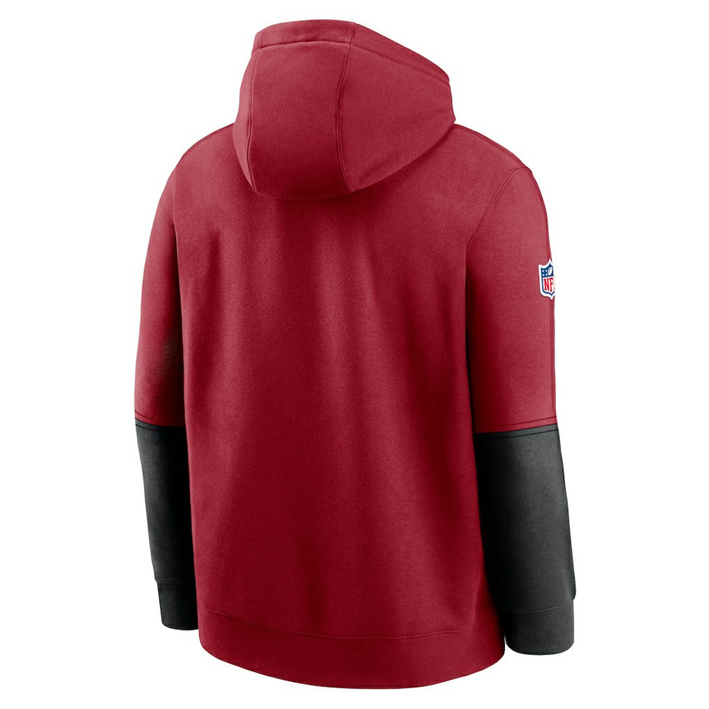 Arizona Cardinals 2024 Sideline Club Pullover Hoodie - Cardinal - Nike