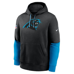 Carolina Panthers 2024 Sideline Club Pullover Hoodie - Black - Nike