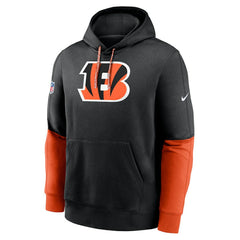 Cincinnati Bengals 2024 Sideline Club Pullover Hoodie - Black - Nike